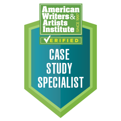 Case Study Copywriting Specialist Badge